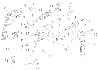 Page A Diagram and Parts List for HD500-AR Type 2 Black and Decker Trimmer